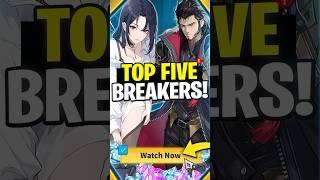 TOP FIVE BREAKERS RANKED & EXPLAINED! [Solo Leveling:ARISE] | #SoloLevelingArise #SSR #TierList