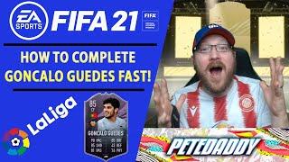 How to Complete GONCALO GUEDES OBJECTIVES FAST - 85 Rated League Player - FIFA 21 Ultimate Team FUT