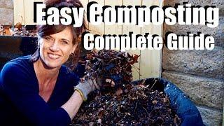 How to Make Compost From Start to Finish-Quick & Easy /Complete Guide with Digital Table of Contents