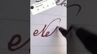 How to write Neha name in cursive writing #cursive#writing#neha#khushicursivewriting#short