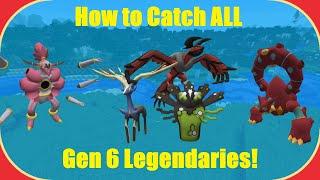 How to Catch Every Gen 6 Legendary in Pixelmon!  (ALL Forms)