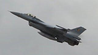 F-16 Fighting Falcon Takeoff & Low Approch !!