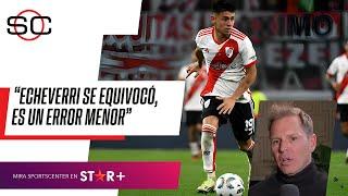 "ECHEVERRI TUVO UNA ACTITUD POSITIVA CON RIVER": la palabra de Brito, mano a mano con #SportsCenter