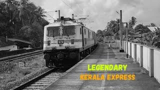 Legendary Kerala express in a hurry to reach Thrissur | Punkunnam | Sandeep Railways