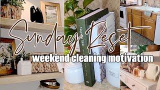 SUNDAY RESET // WHOLE HOUSE CLEAN WITH ME // RELAXING CLEANING MOTIVATION // ROBIN LANE LOWE