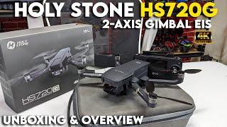 Holy Stone HS720G 2-axis Gimbal EIS 4K GPS Drone Unboxing & Overview