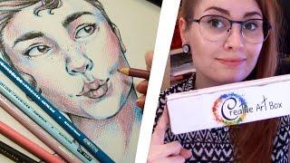 Trying out CREATIVE ART BOX + Speed Drawing!