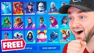 History of Every *FREE* Fortnite Skin!