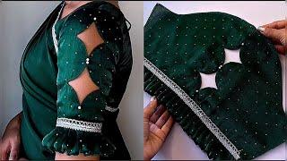 Trending sleeve design cutting and stitching| blouse sleeves design| बाजू का डिजाइन sleeves design|