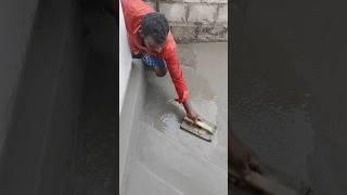 Floor plastering with cement | #construction #shortsfeed #shorts #plaster #satisfying #amazing