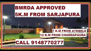 #BMRDA APPROVED VILLA PLOTS NEAR SARJAPURA - ATTIBELE ROAD #BANGALORE PROPERTIES  CALL 9148770277