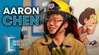 Aaron Chen Teaches Fire Safety TO CHILDREN! | Thank God You're Here