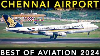 Ultimate CHENNAI AIRPORT Plane Spotting - BEST OF AVIATION 2024 | Landing & Takeoff