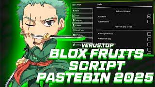 EXELLENT BLOX FRUITS SCRIPT 2025! | Auto Farm + Devil Fruit With ESP! – Pastebin GUI Ready 2025!