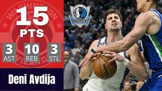 Deni Avdija Highlights VS Dallas Mavericks - 15 PTS, 10 REB, 3 AST | דני אבדיה היילייטס נגד דאלאס