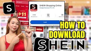 PAANO MAGDOWNLOAD NG SHEIN APP | Riencyll Cabile