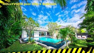 Hollywood Pool Villa 4 Bedroom. House for rent with private pool in Pattaya 2020.
