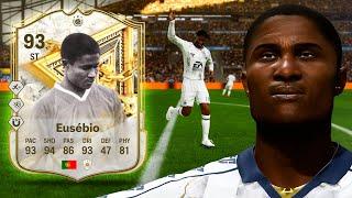 93 Immortals Icon SBC Eusebio is just so CLINICAL! ‍ FC 25 Player Review!