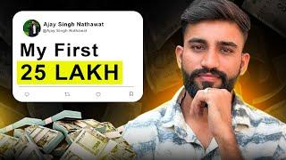 How i made ₹25 lakh online at the age of 22 || Earn money online