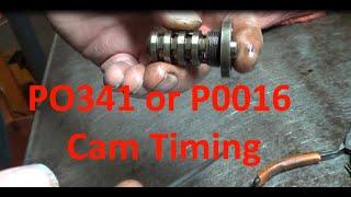 2012 Vw CCT cam timing problem P0341 P0016