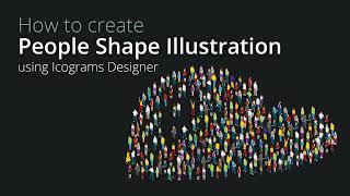 Create People Shape Illustration in Icograms Designer