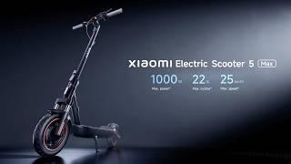 Xiaomi Electric Scooter 5 Max: Новый электросамокат от Xiaomi с 1000W мотором и дальностью хода 60км