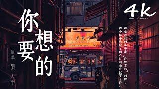 顏人中 - 你想要的【高音質|動態歌詞Lyrics】『而你卻像感覺滿身包袱，我的付出不是你想要的禮物。』