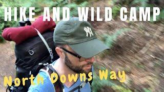 Solo Hike & Wild Camp - North Downs Way | Dutch Army Hooped Bivi | Bad Night's Sleep