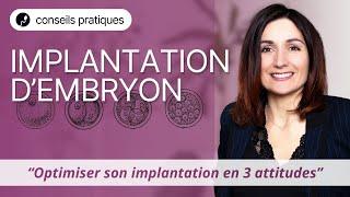 Optimiser l'implantation d'un embryon