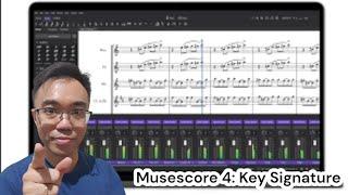 Musescore 4: Key Signature