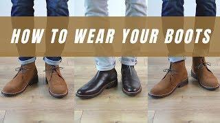 How To Wear Your Boots With Chinos and Jeans