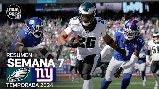 Philadelphia Eagles vs. New York Giants | Resumen en español | NFL Semana 7 - Highlights 2024