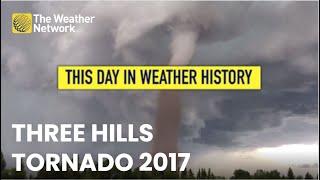 June 2, 2017: Unforgettable Video of the Three Hills Tornado in Alberta