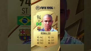 Ronaldo FIFA evolution 