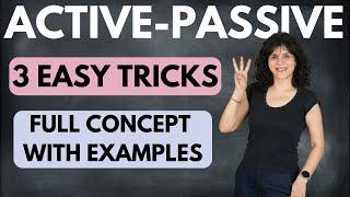 Active and Passive Voice Tricks/Rules | Active Voice and Passive Voice in English Grammar | ChetChat