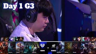 GEN vs WBG | Day 1 LoL Worlds 2024 Swiss Stage | Gen.G vs Weibo Gaming full