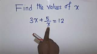 Find the value of x