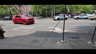 NYPD SRG 4 Confiscates A Dodge Durango On 3rd Ave In Crotona Park East, The Bronx, New York City