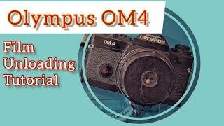 Olympus OM4 Film Unload Tutorial | How to check a 35mm camera for proper film advance.