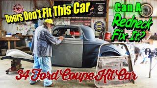 Fitting The Doors On The 34 Ford Coupe   part 1