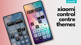 New Control Centre Themes for Xiaomi HyperOS | Xiaomi HyperOS Best themes