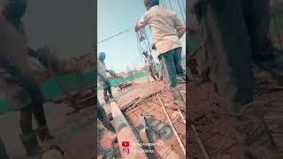 Slab concreting ️ #constrcution #slabconcreting