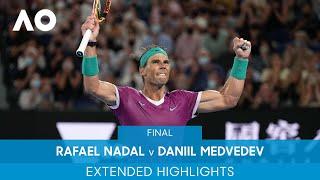 Rafael Nadal v Daniil Medvedev Extended Highlights (Final) | Australian Open 2022