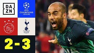 90+6! Lucas Moura schockt Ajax: Ajax Amsterdam - Tottenham Hotspur 2:3 | Champions League | DAZN