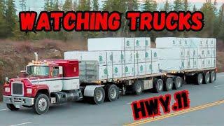 Watching Trucks on Hwy 11- Truck Spotting