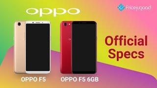 Oppo F5 official |Full Specs| Price