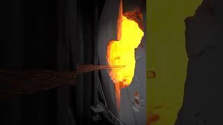 Glassblowing a VORTEX Sculpture #glassblowing #art #glass #artistry #shorts #asmr #vortex #handmade