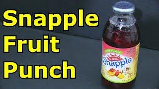 Snapple Fruit Punch - The Best Tasting Drink