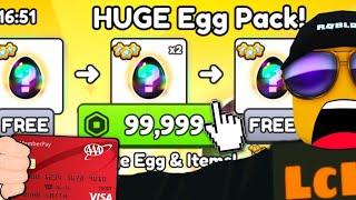 i Spent $100,000 on HUGE EGGS in Pets GO