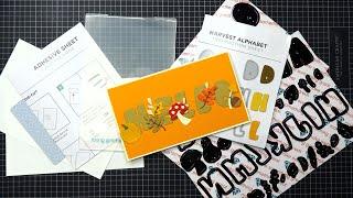 Diamond Press Harvest Alphabet Die Set Tutorial & A Look at the Autoship Options to Come! So Cute!!!